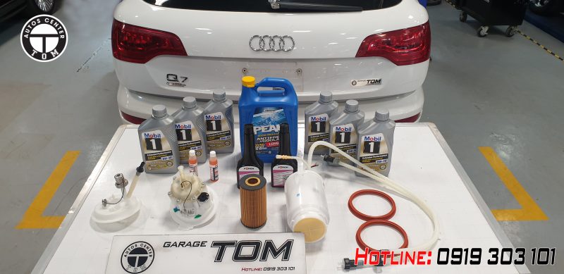 garage sửa chữa ô tô chuyên nghiệp bảo dưỡng Audi Q7